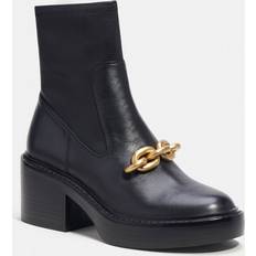 Coach Bottes Coach Kenna Leather Bootie - Black