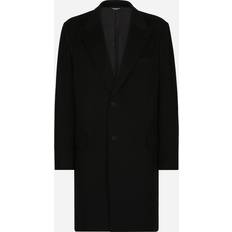 Dolce & Gabbana Black Coats Dolce & Gabbana Double-breasted coat Black