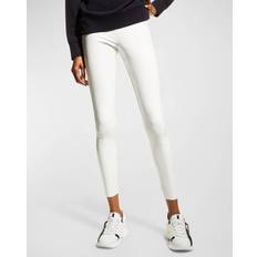 Leather Tights Commando Classic Patent Faux-Leather Firming Leggings WHITE