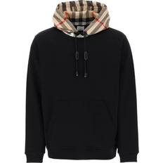 Men's Samuel Check Hoodie - Black