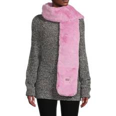 UGG Women's Faux Fur Plush Scarf Rose Quartz