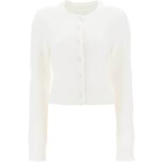 Bianco Cardigan Maison Margiela Cropped Cardigan Woman White