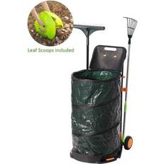 Green Garden Bags Gardenised All Purpose Cart Leaf Collector, Bonus