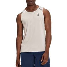 On Men Tank Tops On Men's Tank Top Pearl/Undyed/White Fit2Run