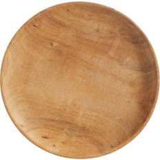 Bois Assiettes de Dîner Muubs Teak Assiette de Dîner 26cm