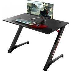 Gaming pc desk Eureka Z Shaped Ergonomic Gaming Desk-Black