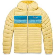 Cotopaxi Women's Fuego Hooded Down Jacket - Wheat Stripes