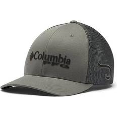 Columbia PFG Logo Mesh Ball Cap High Crown - Titanium/Black/Hook