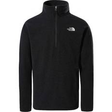 Clothing The North Face Men's Textured Cap Rock 1/4 Zip Pullover Sweatshirt - TNF Black