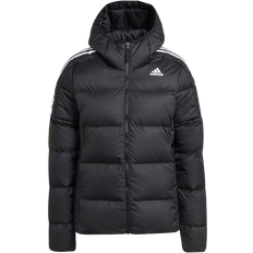 Adidas Essentials Midweight Down Hooded Jacket - Black