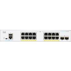 Cisco poe switch Cisco CBS250-16P-2G 16 x 10/100/1000 PoE+ 2 x Gigabit Ethernet Switch