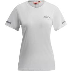 Stretch T-shirts Swix Women's Pace Short Sleeve, XL, Bright White