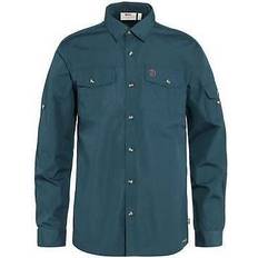 Singi trekking shirt Fjällräven men's singi trekking shirt blue mountain