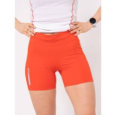 Dame - Orange Tights Swix Roadline Short Tights - Fiery Red