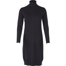 Wool Dresses Saint Tropez Mila Rollneck Dress - Black