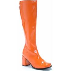 Ellie Shoes Adult Gogo Costume Boots Orange