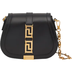 Versace Bags Versace Greca Goddess Small Shoulder Bag - Black