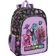 Monster High Safta Mochila Escolar Niño, Mochila Niño, Mochila Infantil, Adaptable A Carro, Ideal Para Niños En Edad Escolar, Cómoda Y Versátil