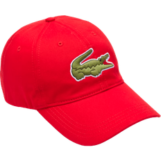 Lacoste Accessories Lacoste Contrast Strap And Oversized Crocodile Cap Unisex - Red