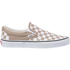 Unisex - Vans Checkerboard Shoes Vans Checkerboard Classic Slip-On - Etherea/True White