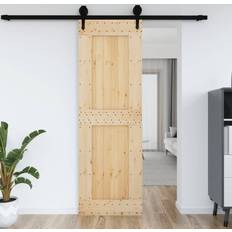 VidaXL Yderdøre vidaXL 70x210 massivt fyrretræ Yderdør (x210cm)