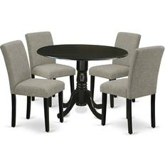 Furniture East West Furniture DLAB5 Dining Set 42" 5