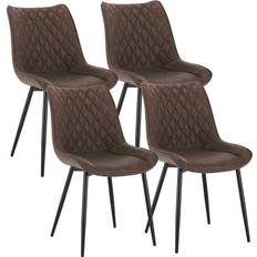 Pattern Kitchen Chairs WOLTU Leisure Kitchen Chair 85.5cm 4pcs