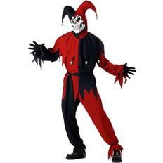 California Costumes Evil Jester Adult Costume Scary Halloween