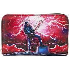 Wallets Loungefly Stranger Things Eddie Munson Tribute Glow-in-the-Dark Zip-Around Wallet