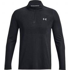 Mesh Sweatere Under Armour UA Seamless Stride 1/4 Zip - Black