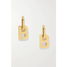 Balenciaga B Chain XL Earrings - Gold