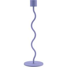 Purple Candlesticks Cooee Design Curved holder Candlestick 26cm
