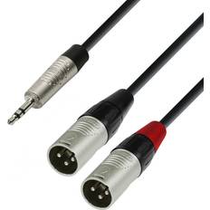 Xlr til minijack Adam Hall 4 STAR YWMM 0180 2 XLR - 3.5mm M-M 1.8m