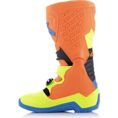 Alpinestars Tech Boots Orange Fluo/enamel/blue/yellow Fluo