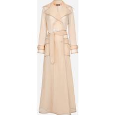 Dolce & Gabbana Pink Outerwear Dolce & Gabbana KIM sheer trench coat