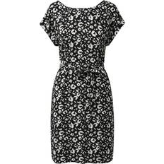 s.Oliver All Over Print Dress - Black