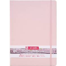 Rosa Skisse- & tegneblokk Talens Art Creation Sketchbook Pastel Pink A4 140g 80 sheets