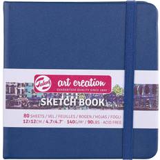 Talens Art Creation Sketchbook Navy Blue 12x12cm 140g 80 sheets