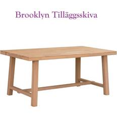 Eiken Tafelbladen Rowico Home Brooklyn Verlengstuk Naturel 50 x 95 cm