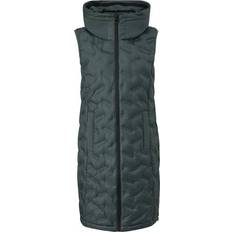 s.Oliver Quilting Long Vest - Fir Green