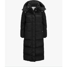 Woolrich Hollow Lang Parka Med Street Style Detaljer - Sort