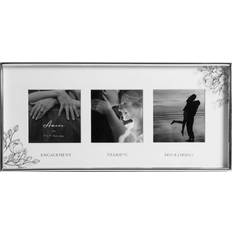 Photo Frames WIDDOP and Co Silver Floral Engaged Wedding Honeymoon Photo Frame