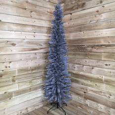 SnowTime 244cm 8ft Wrapped Pencil Pine Christmas Tree