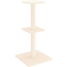 vidaXL Cat Tree with Scratching Posts Cream Cream