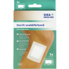 Svea Medicare Sterilt Snabbförband 7x9cm 5-pack