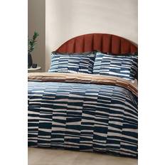 Textiles Piper Abstract Cotton Rich Reversible Duvet Cover Bronze