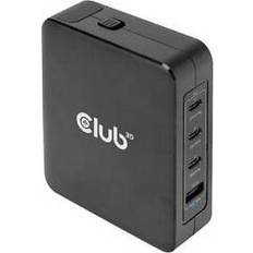 Club 3D CAC-1917 Alimentation PC portable 140 W intérieure Nbr. de sorties: 1 x, 3 x USB-A, USB-C GaN, USB Power Delivery (USB-PD)