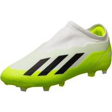 Adidas crazyfast fg adidas X Crazyfast.3 Laceless FG - Ftwr White/Core Black/Lucid Lemon