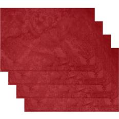 Elrene Home Fashions Caiden Damask Place Mat Red