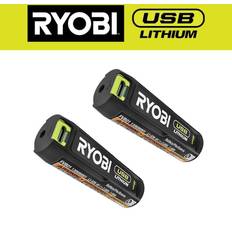 Ryobi USB Lithium 2.0 Ah Rechargeable Batteries 2-Pack